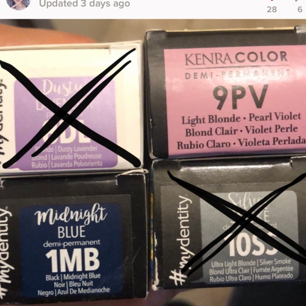 Guy tang/Kendra demi/permanent dye